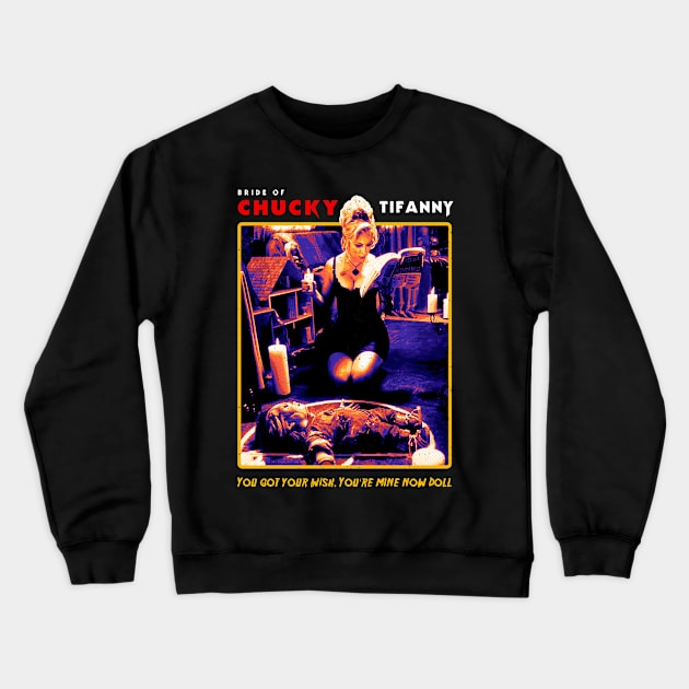 Chucky Classic You're Mine Now Doll Crewneck Sweatshirt by OrcaDeep